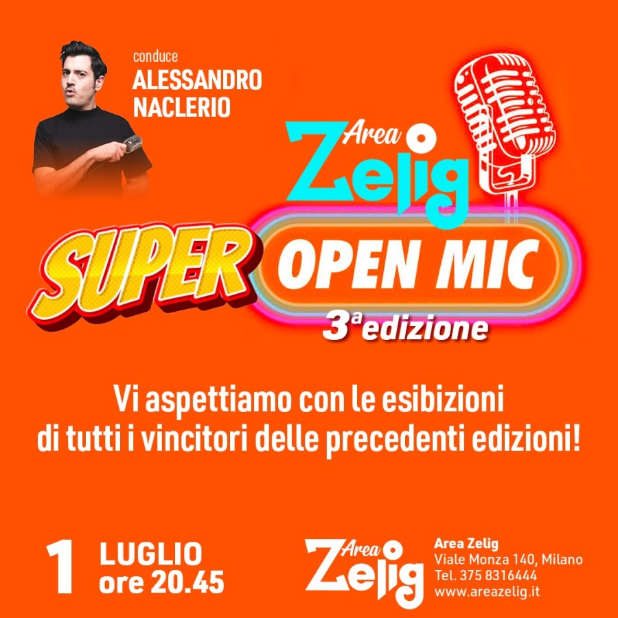 SUPER OPEN MIC - 3a Edizione